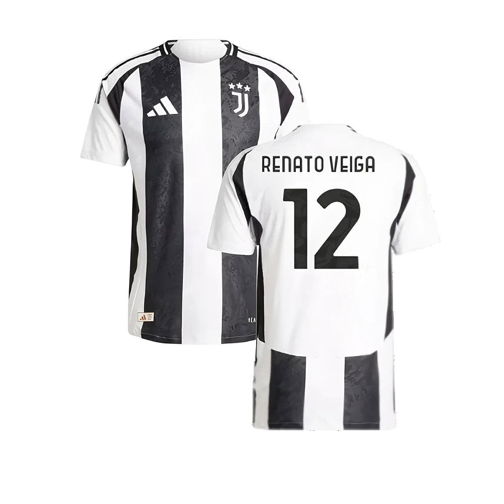 2024-2025 Juventus Authentic Home Shirt (Renato Veiga 12)_0