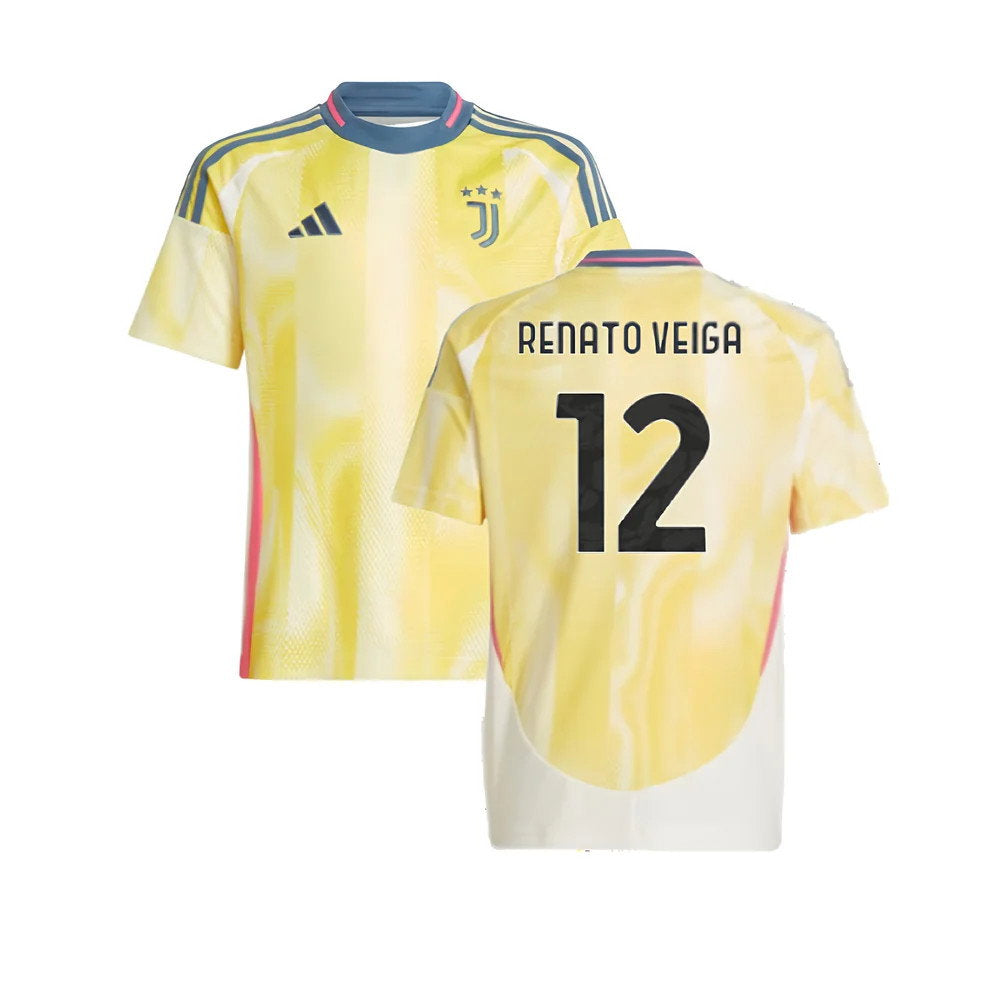 2024-2025 Juventus Away Shirt (Kids) (Renato Veiga 12)_0
