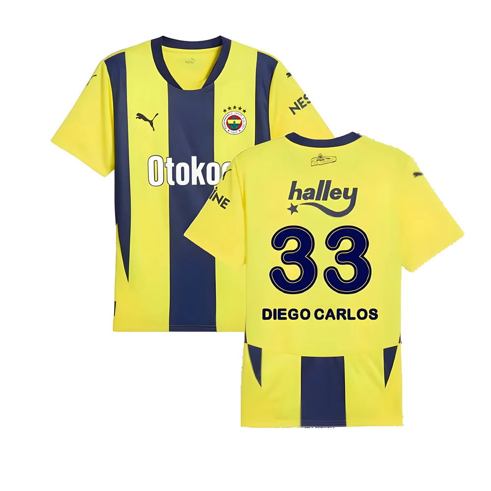 2024-2025 Fenerbahce Home Shirt (Diego Carlos 33)_0