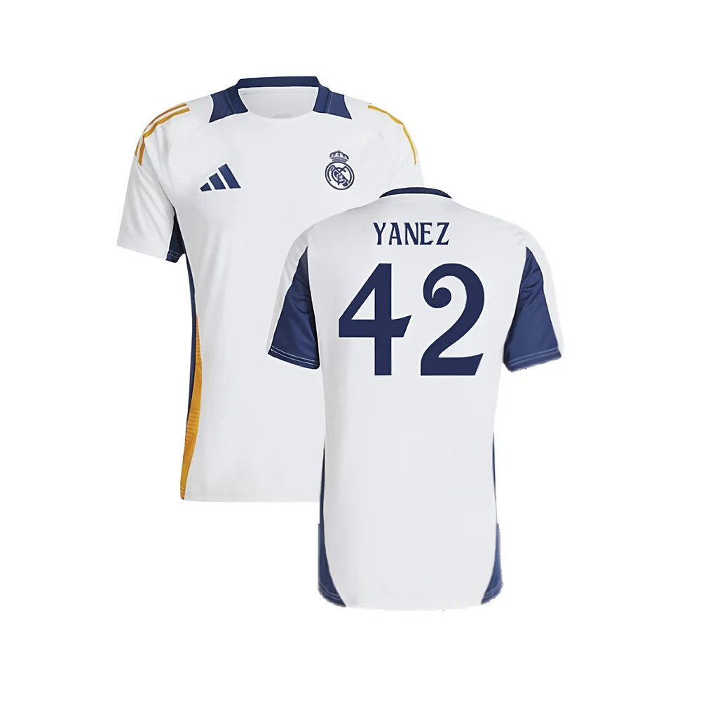 2024-2025 Real Madrid Training Shirt (White) (Yanez 42)_0