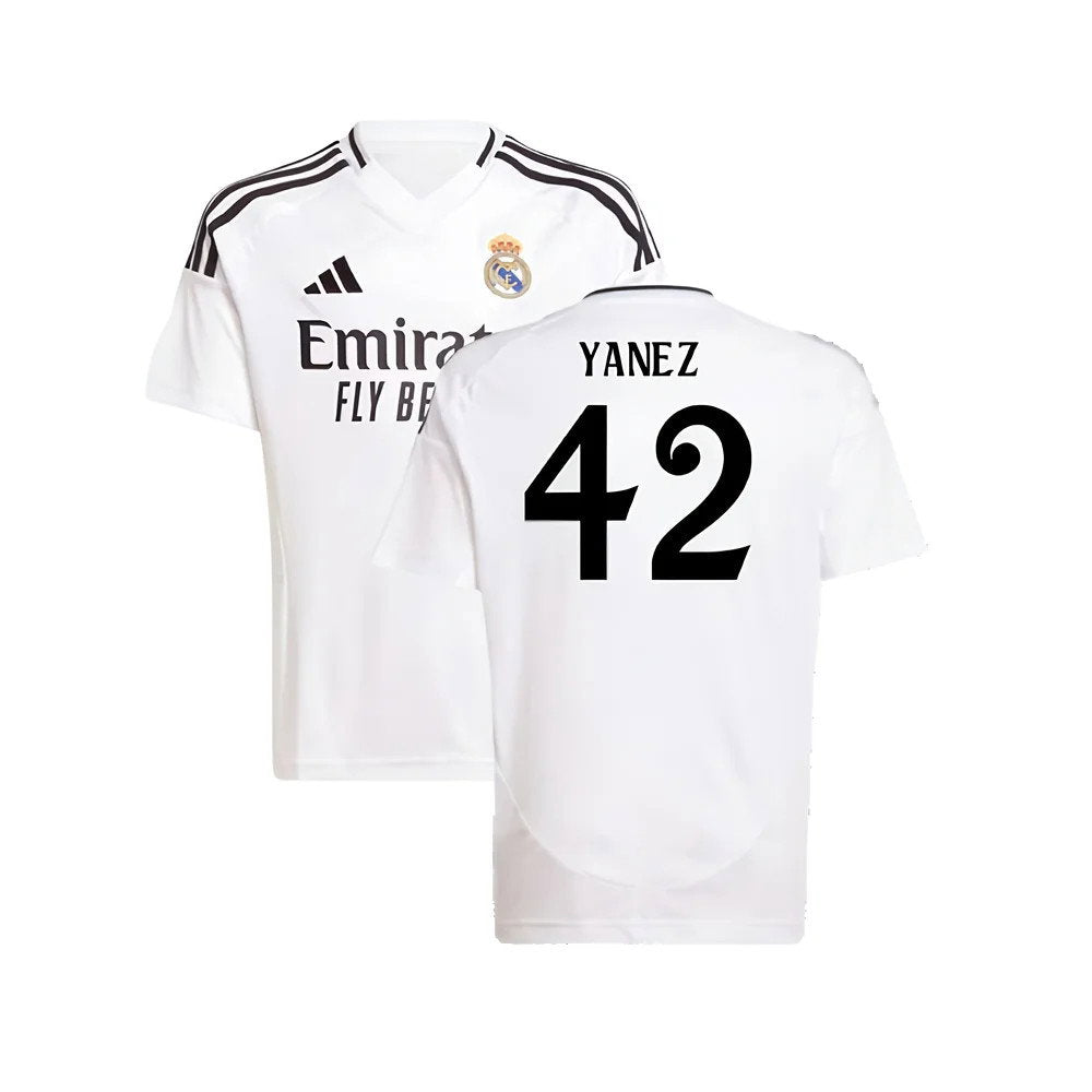 2024-2025 Real Madrid Home Shirt (Kids) (Yanez 42)_0