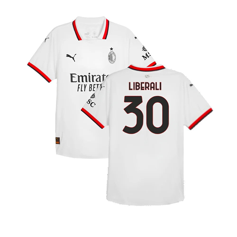 2024-2025 AC Milan Away Authentic Shirt (Liberali 30)_0