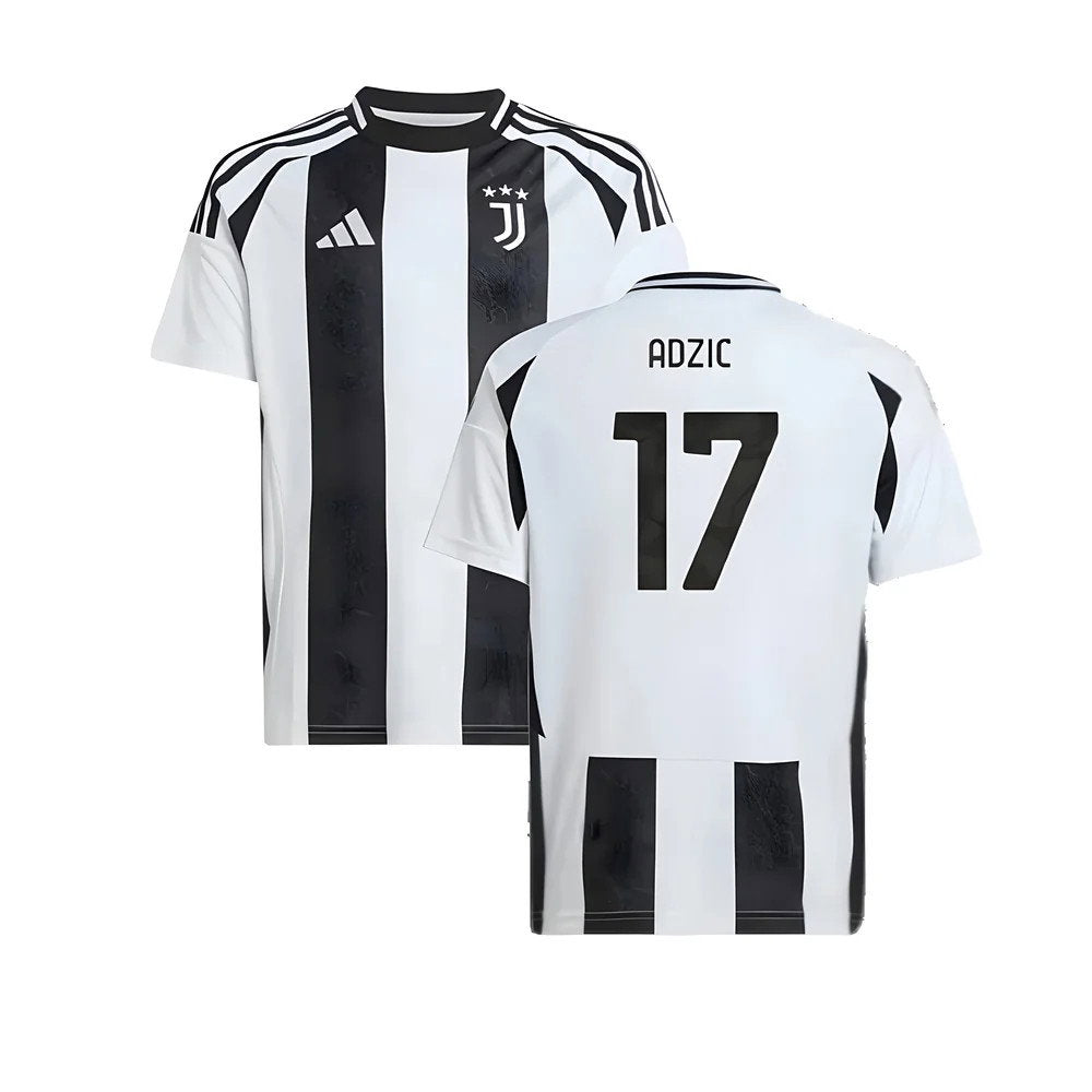 2024-2025 Juventus Home Shirt (Kids) (Adzic 17)_0