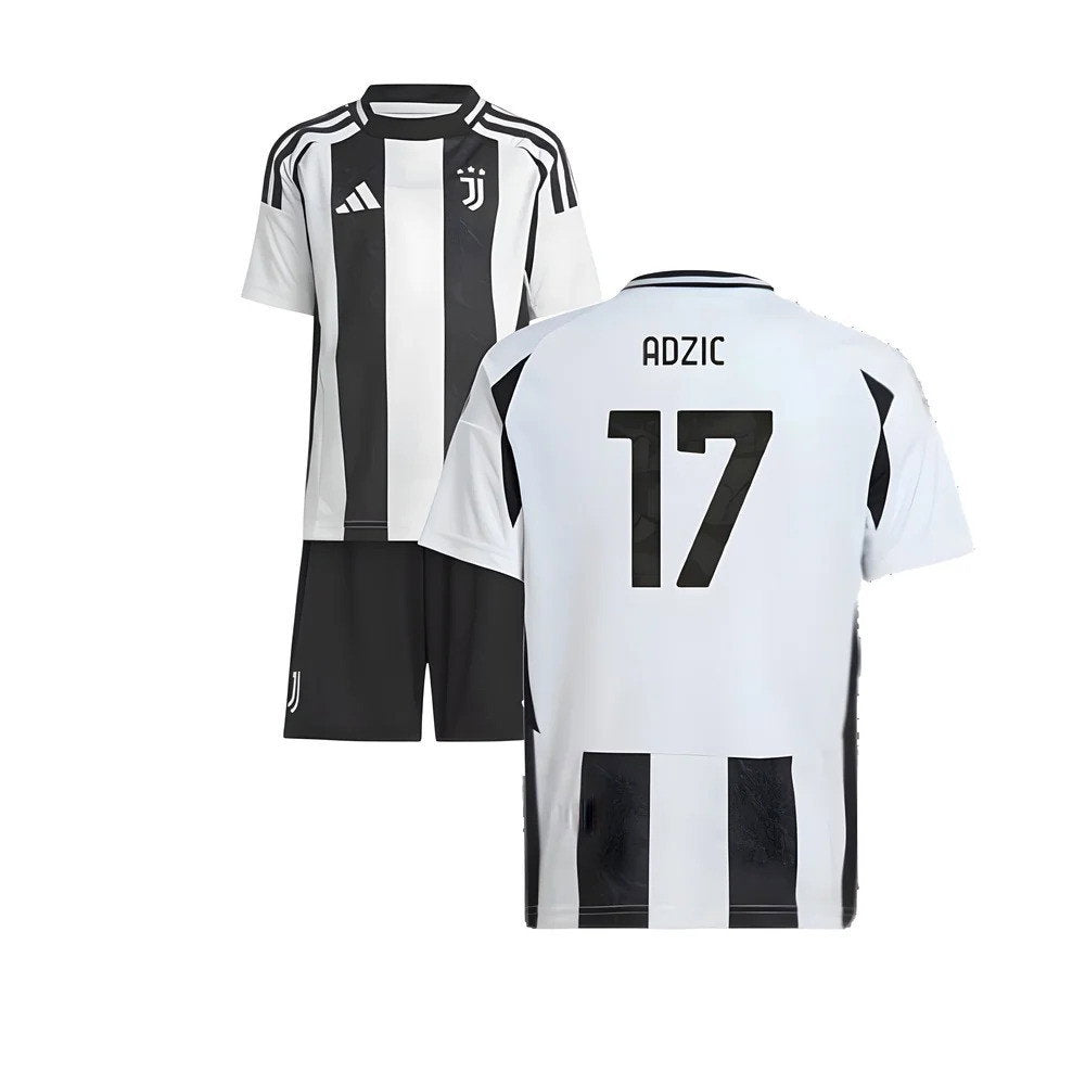 2024-2025 Juventus Home Mini Kit (Adzic 17)_0
