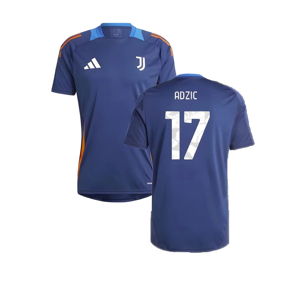 2024-2025 Juventus Training Jersey (Navy) (Adzic 17)_0