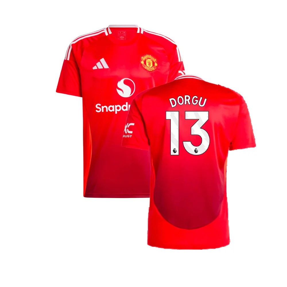 2024-2025 Man Utd Home Shirt (Dorgu 13)_0