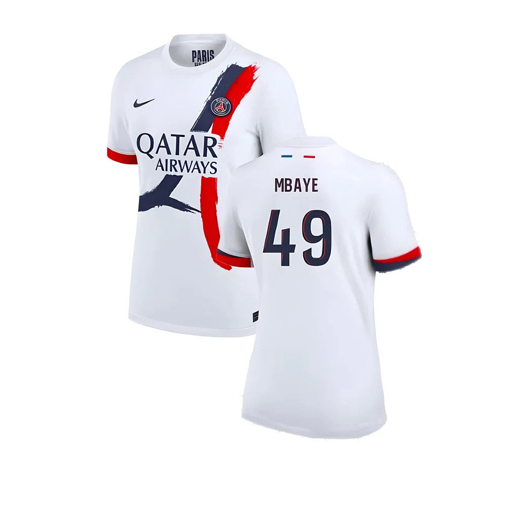 2024-2025 PSG Away Shirt (Womens) (Mbaye 49)_0