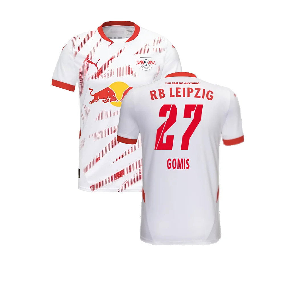 2024-2025 Red Bull Leipzig Home Shirt (Kids) (Gomis 27)_0
