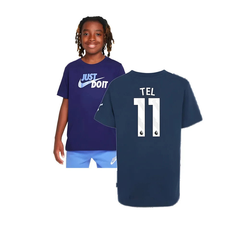 2024-2025 Tottenham Hotspur Just Do It T-Shirt (Navy) - Kids (Tel 11)_0