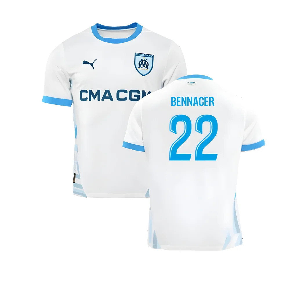2024-2025 Marseille Home Shirt (Bennacer 22)_0