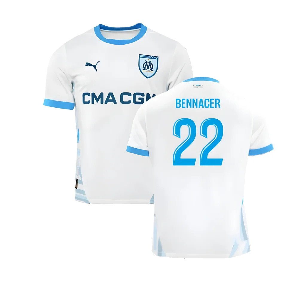 2024-2025 Marseille Home Shirt (Womens) (Bennacer 22)_0