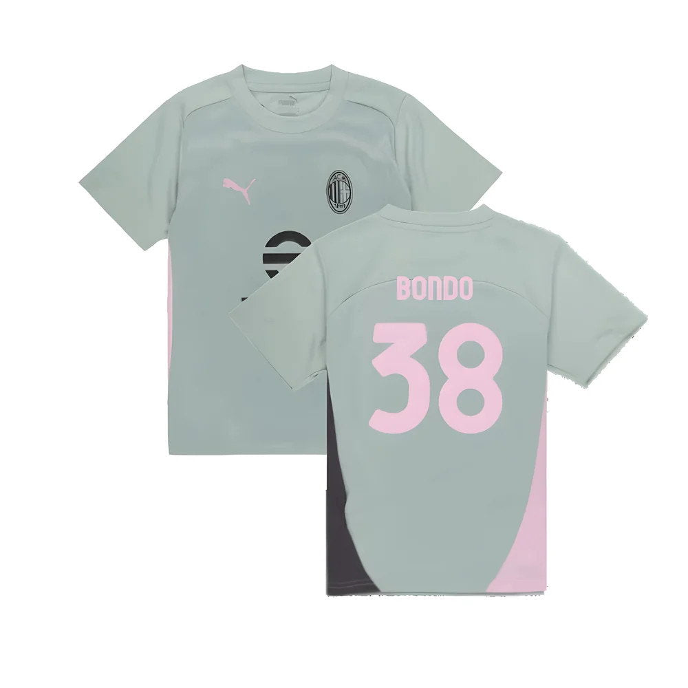 2024-2025 AC Milan Training Shirt (Green Fog) - Kids (Bondo 38)_0