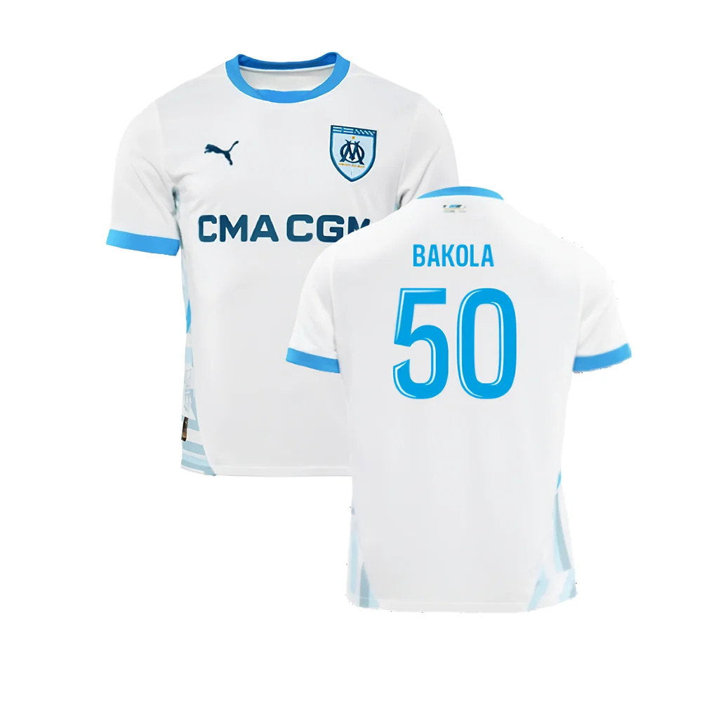 2024-2025 Marseille Home Shirt (Womens) (Bakola 50)_0