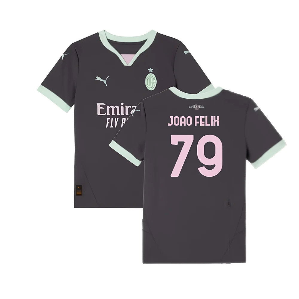 2024-2025 AC Milan Third Shirt (Kids) (Joao Felix 79)_0
