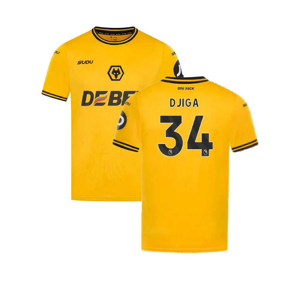 2024-2025 Wolves Home Shirt (Djiga 34)_0