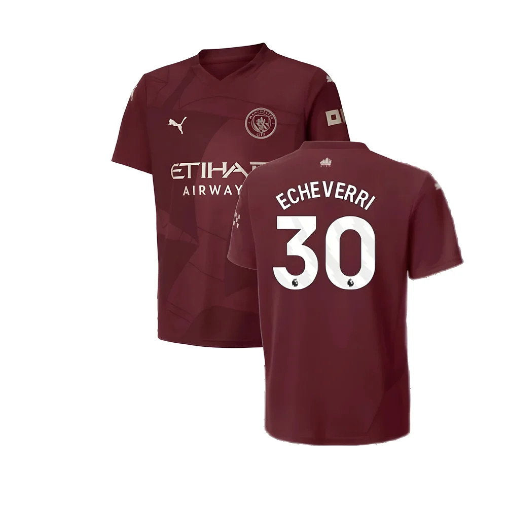 2024-2025 Man City Third Shirt (Kids) (Echeverri 30)_0