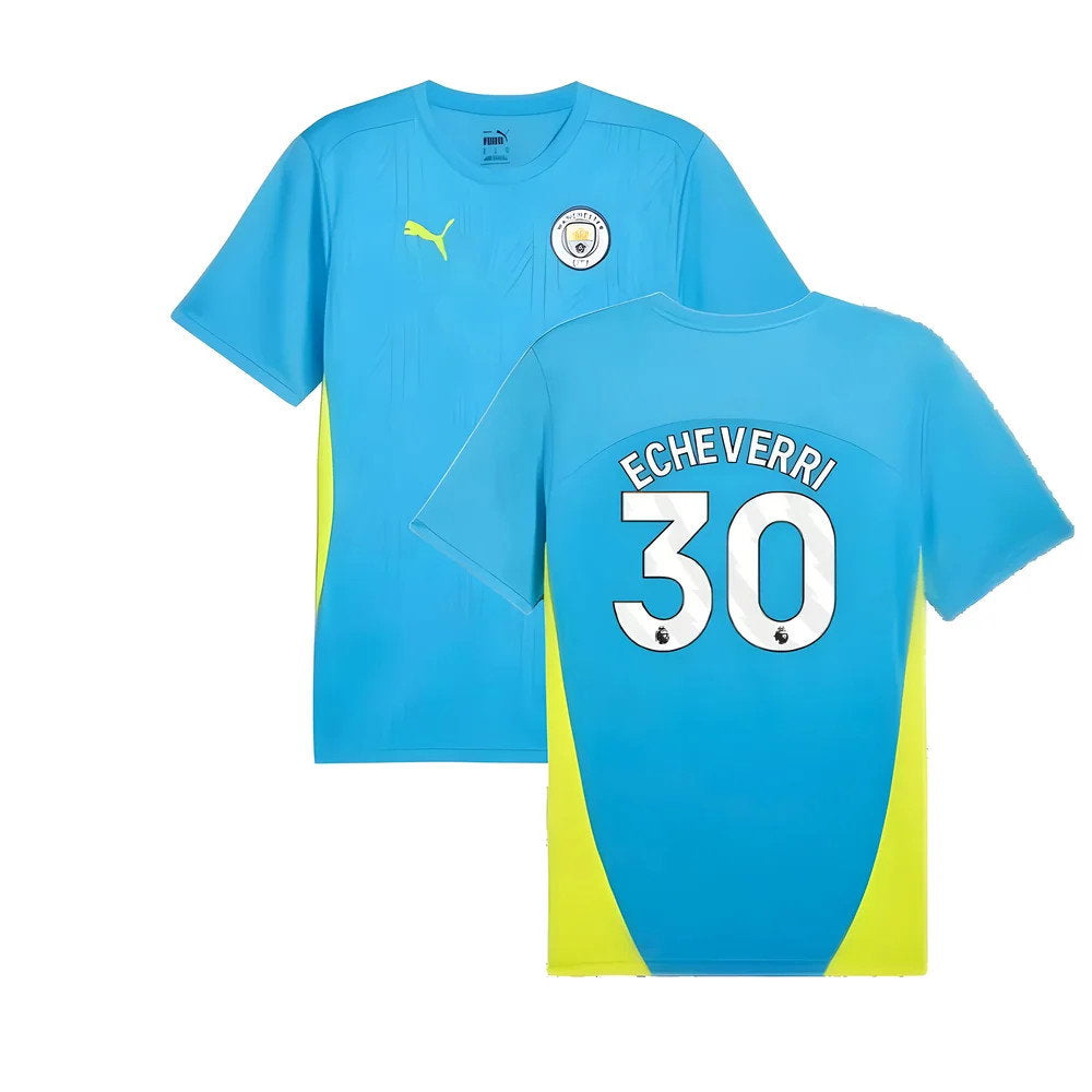 2024-2025 Man City Training Shirt (Magic Blue) (Echeverri 30)_0