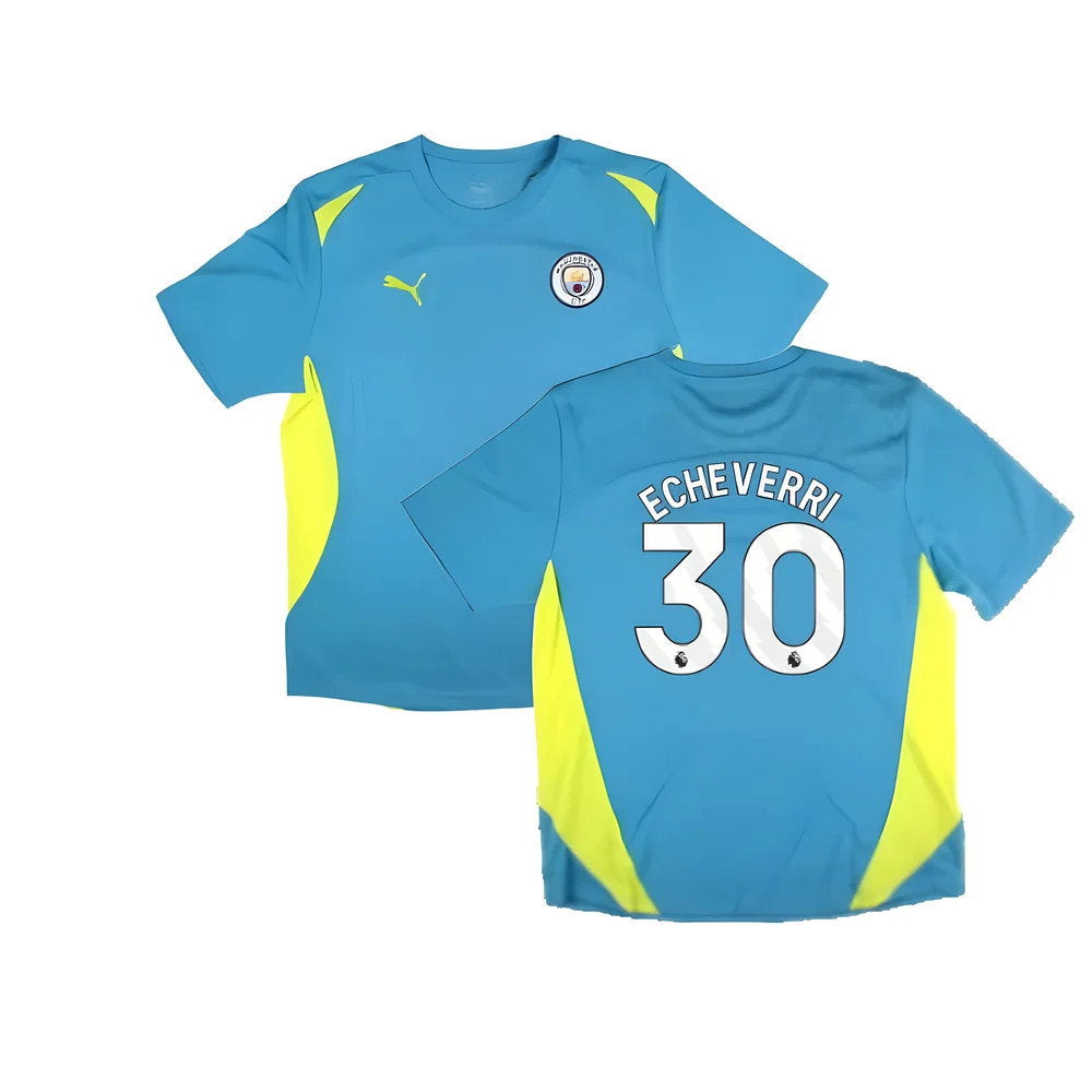 2024-2025 Man City Training Shirt Pro (Blue) (Echeverri 30)_0