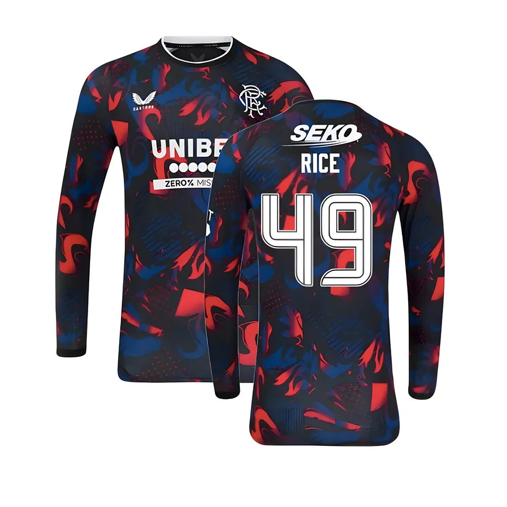 2024-2025 Rangers Long Sleeve Third Shirt (Rice 49)_0