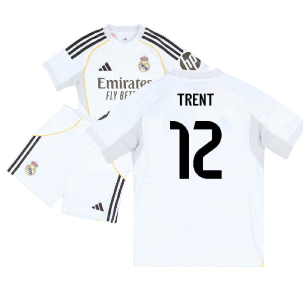 2025-2026 Real Madrid Home Youth Kit (Trent 12)_0