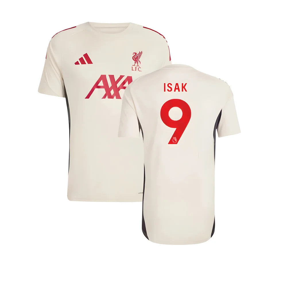 2025-2026 Liverpool Training Jersey (White) (Isak 9)_0