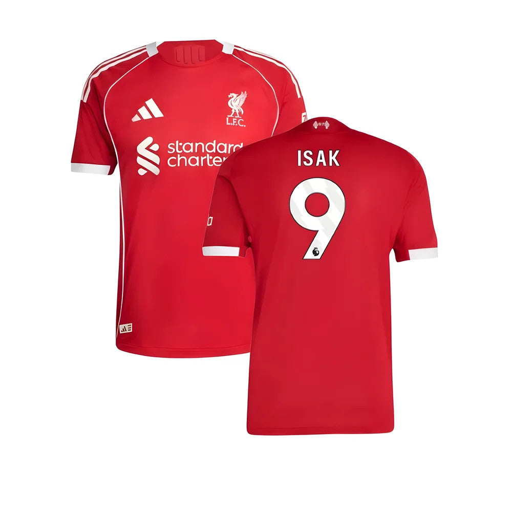 2025-2026 Liverpool Authentic Home Shirt (Isak 9)_0