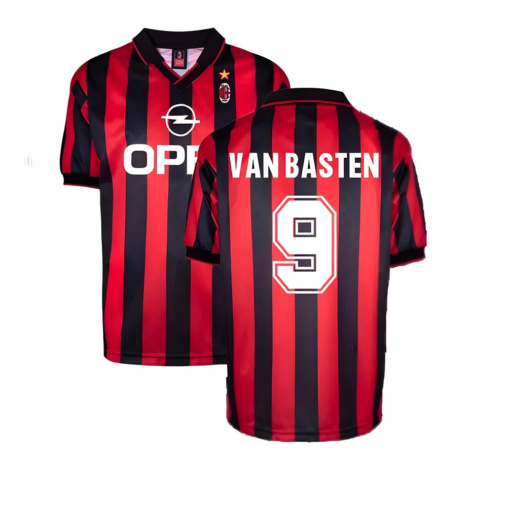 AC Milan 1996 Home Retro Shirt (VAN BASTEN 9)_0