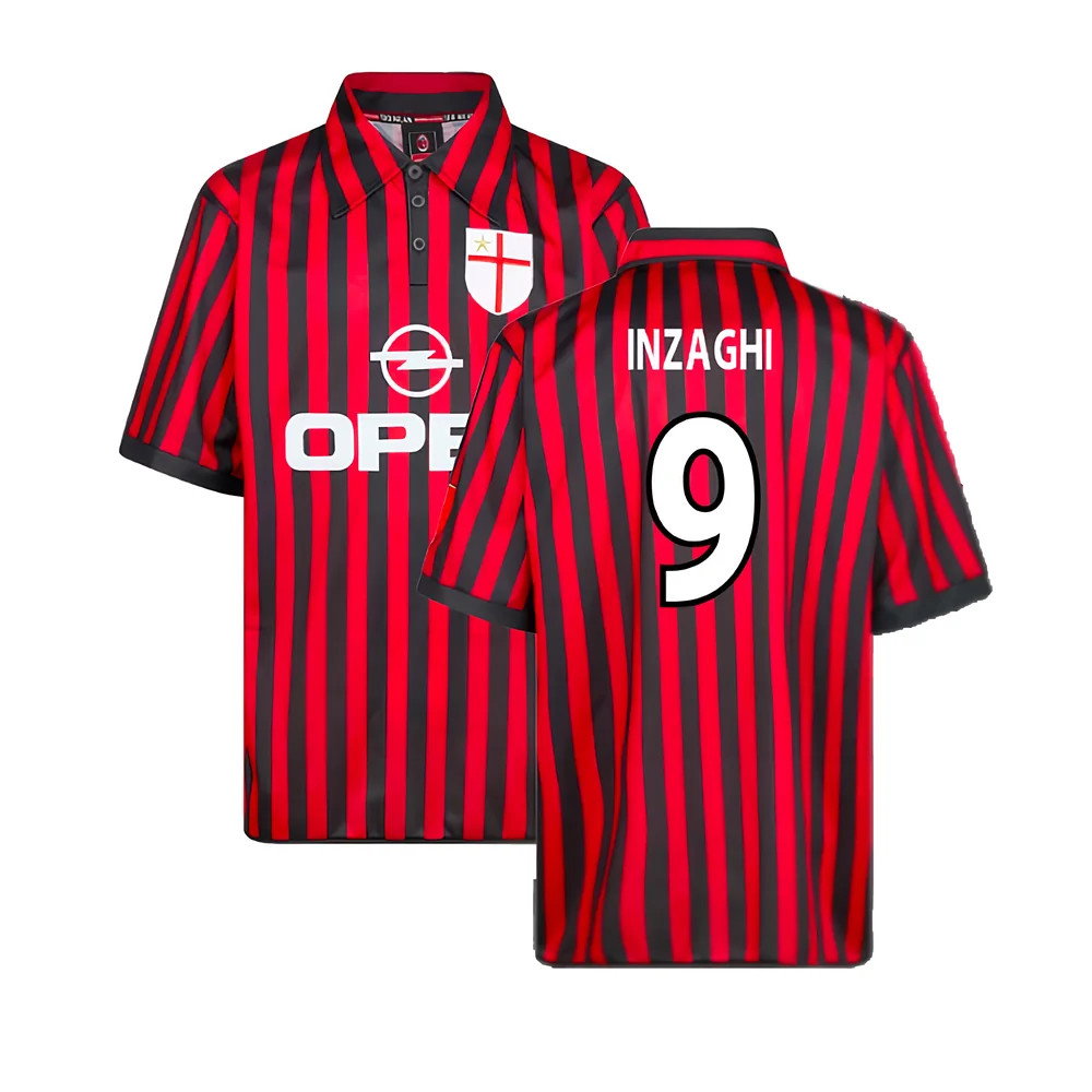 AC Milan 2000 Centenary Retro Football Shirt (Inzaghi 9)_0