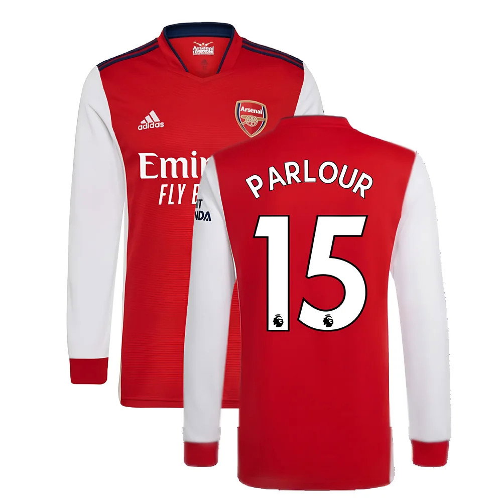 Arsenal 2021-2022 Long Sleeve Home Shirt (PARLOUR 15)_0