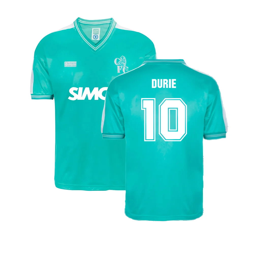 Chelsea 1987 Away Retro Football Shirt (Durie 10)_0