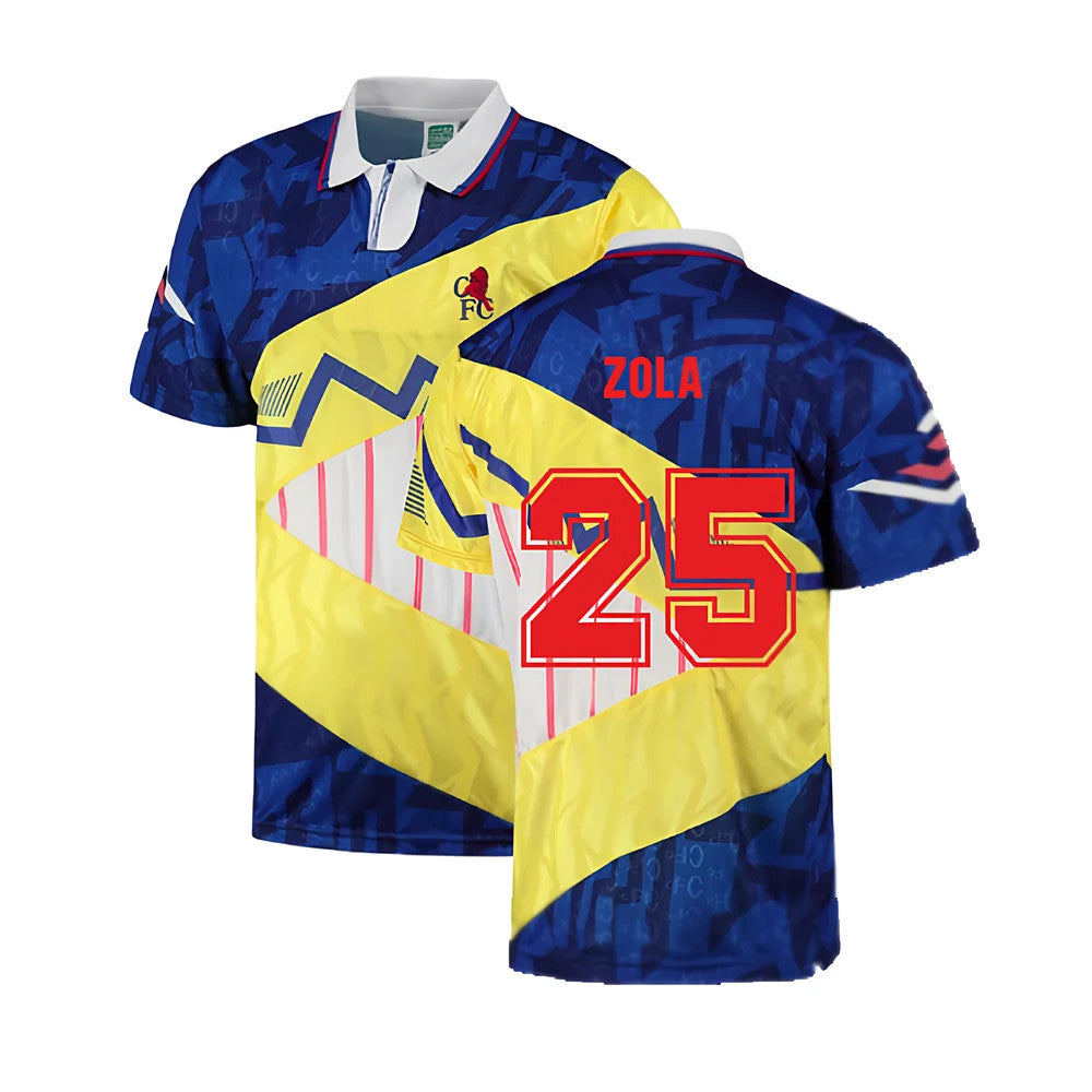 Chelsea 1992 Mash Up Retro Football Shirt (Zola 25)_0