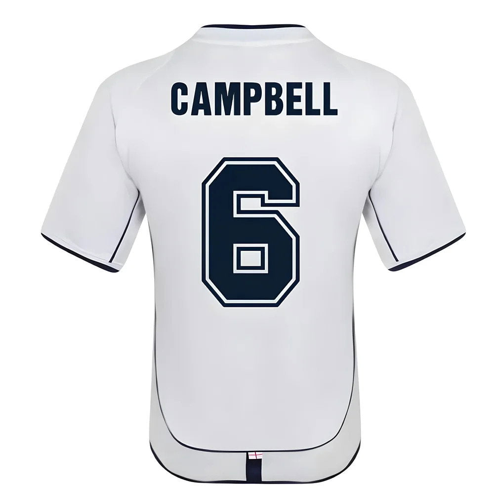 England 2002 Retro Football Shirt (Campbell 6)_0