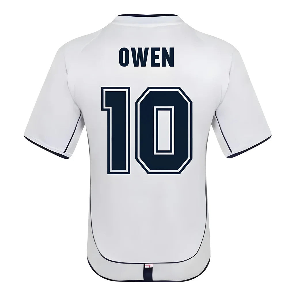 England 2002 Retro Football Shirt (OWEN 10)_0