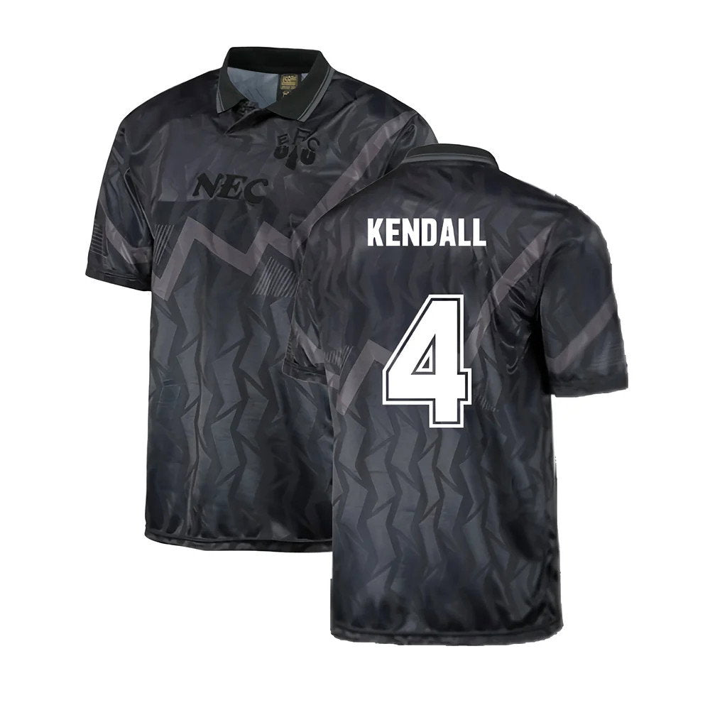 Everton 1990 Black Out Retro Football Shirt (KENDALL 4)_0