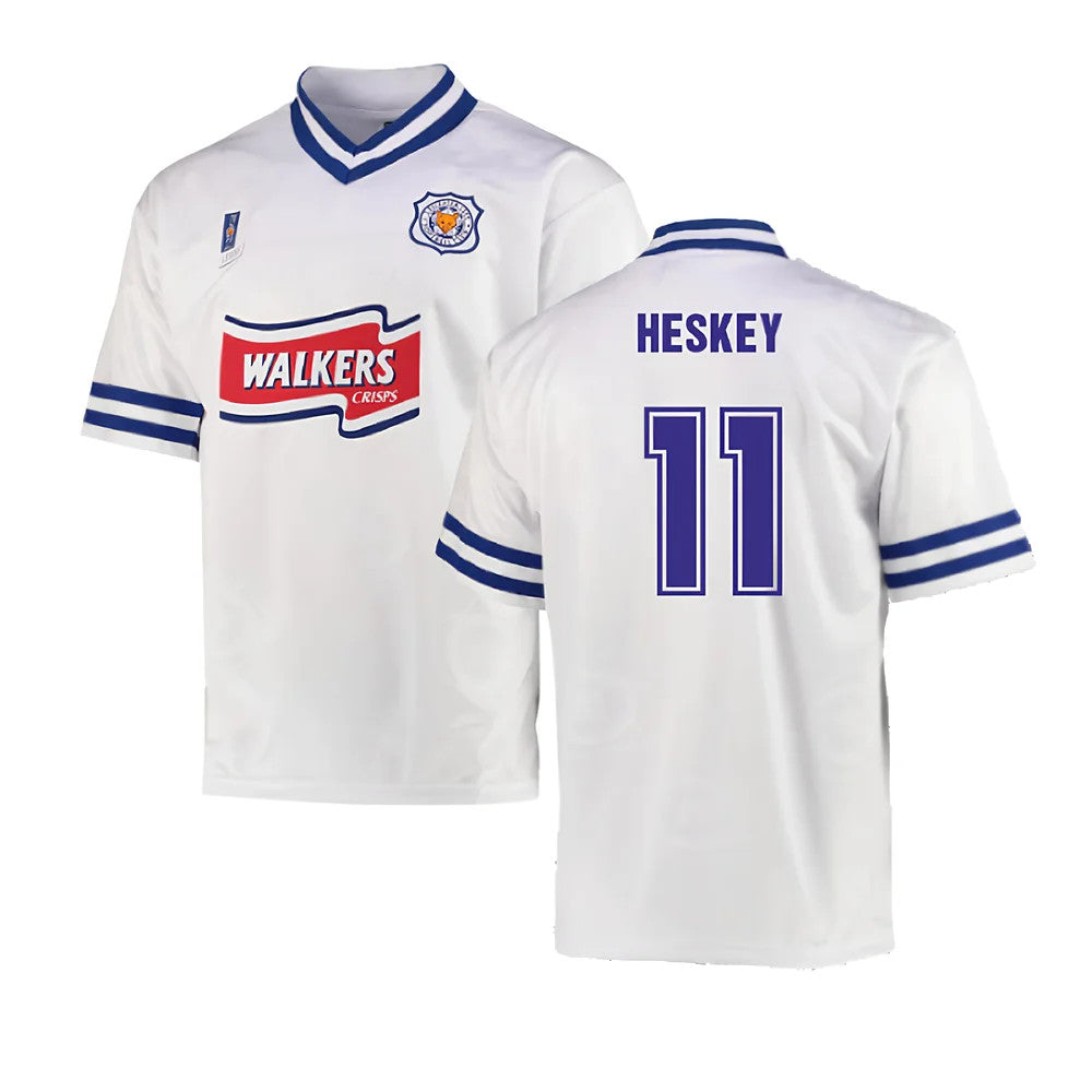 Leicester City 1997 Away Retro Shirt (HESKEY 11)_0