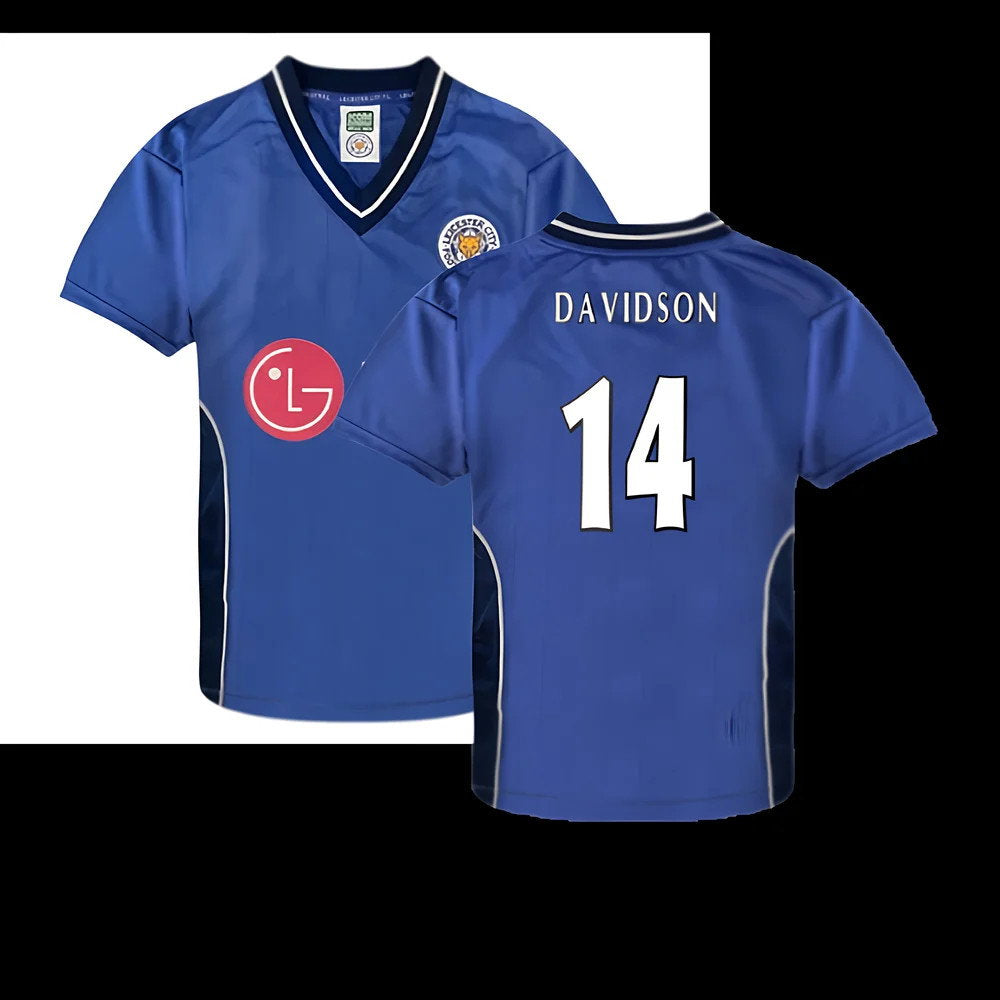 Leicester City 2002 Home Retro Shirt (Davidson 14)_0