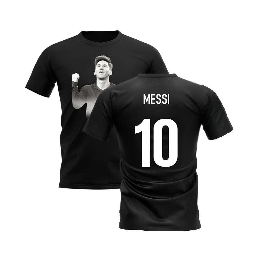 Lionel Messi Legend T-Shirt (Black) (Messi 10)_0