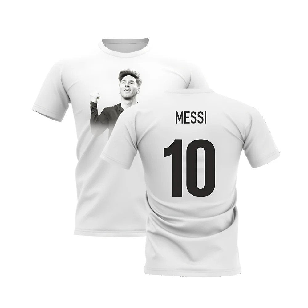 Lionel Messi Legend T-Shirt (White) (Messi 10)_0