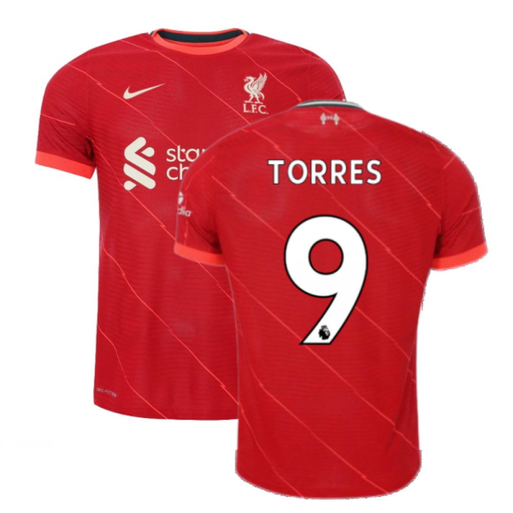 Liverpool 2021-2022 Vapor Home Shirt (TORRES 9)_0