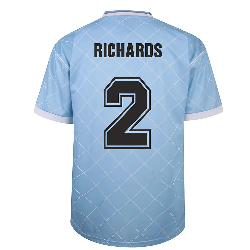 Manchester City 1988 Retro Football Shirt (RICHARDS 2)_0