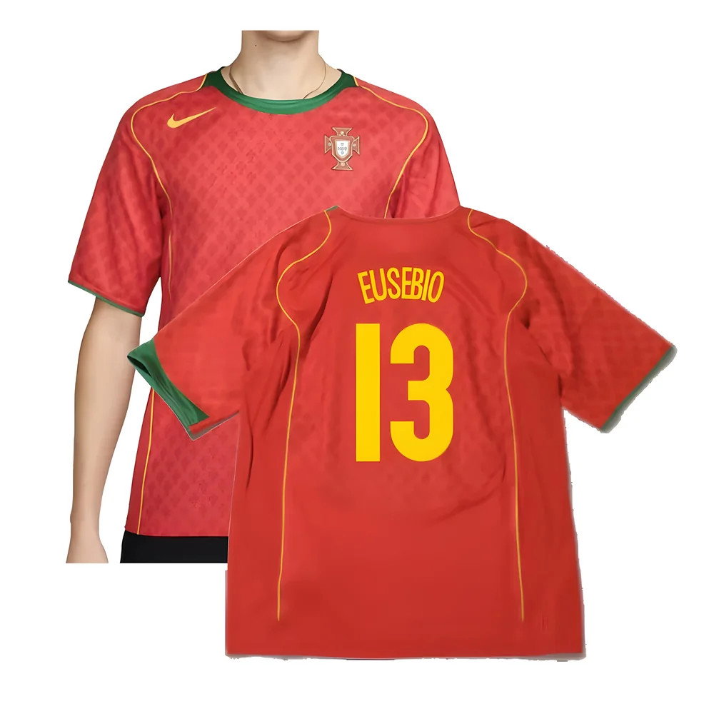 Portugal 2004 Reissue Home Shirt (Eusebio 13)_0