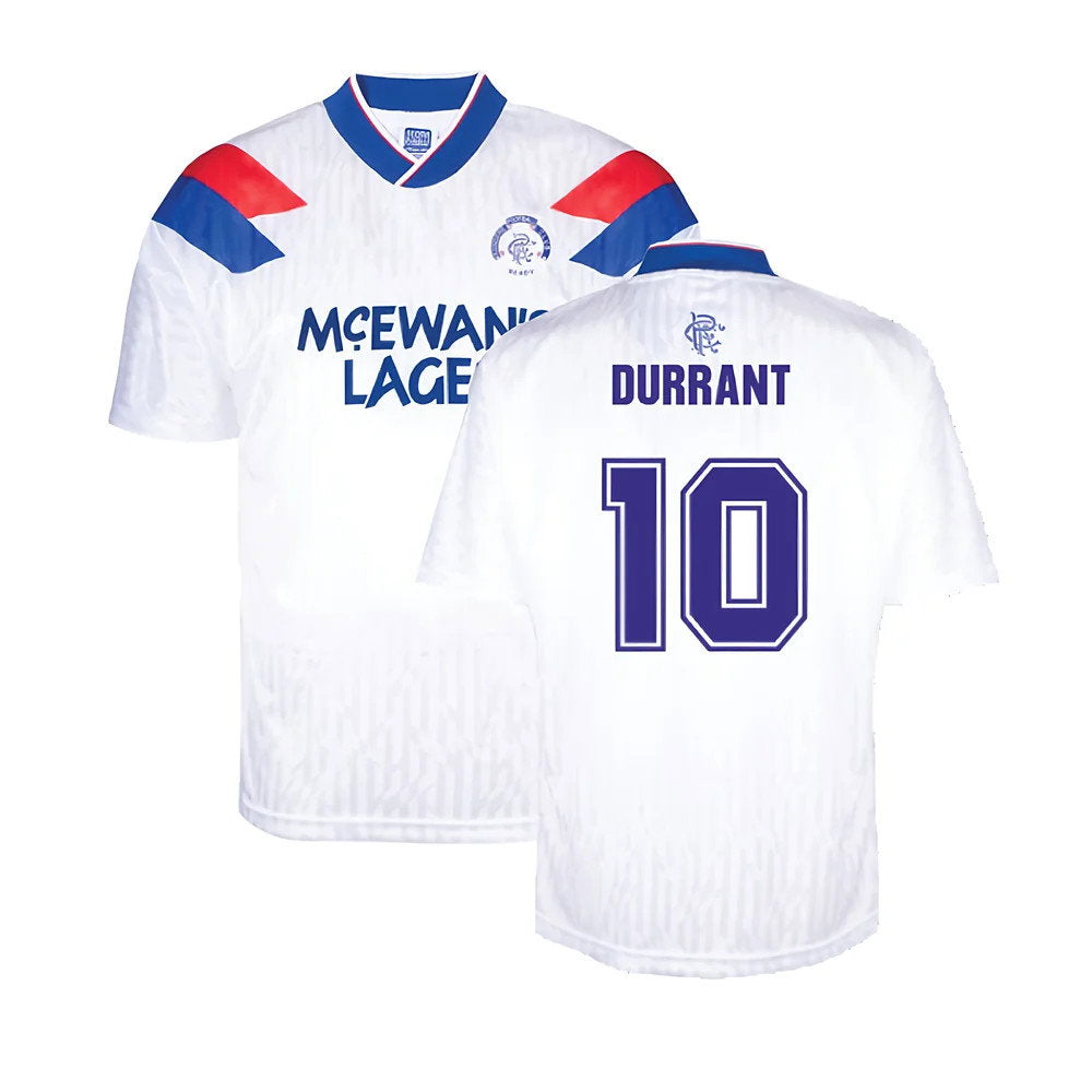 Rangers 1990 Away Retro Football Shirt (Durrant 10)_0