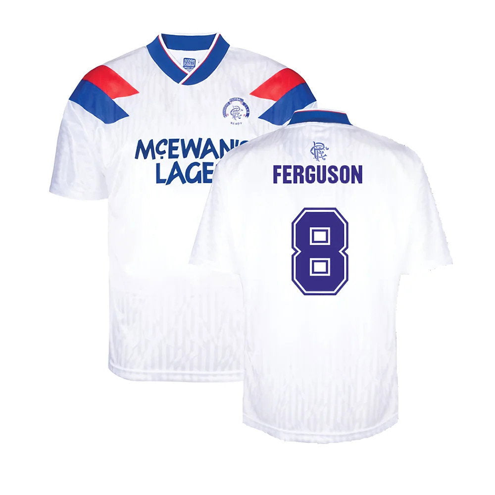 Rangers 1990 Away Retro Football Shirt (Ferguson 8)_0