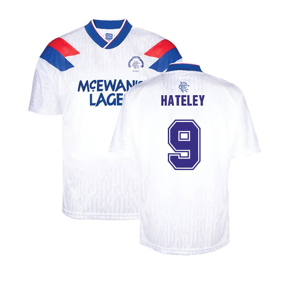 Rangers 1990 Away Retro Football Shirt (Hateley 9)_0