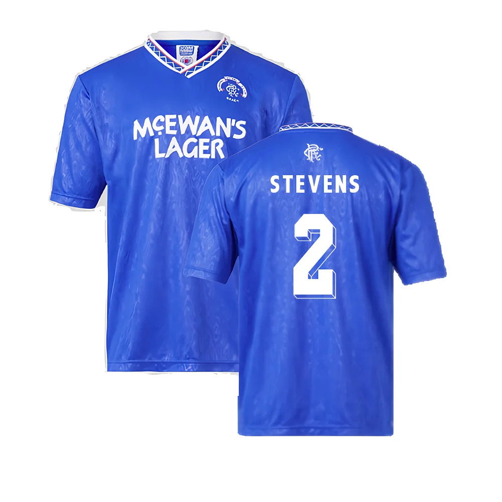 Rangers 1990 Home Retro Football Shirt (Stevens 2)_0