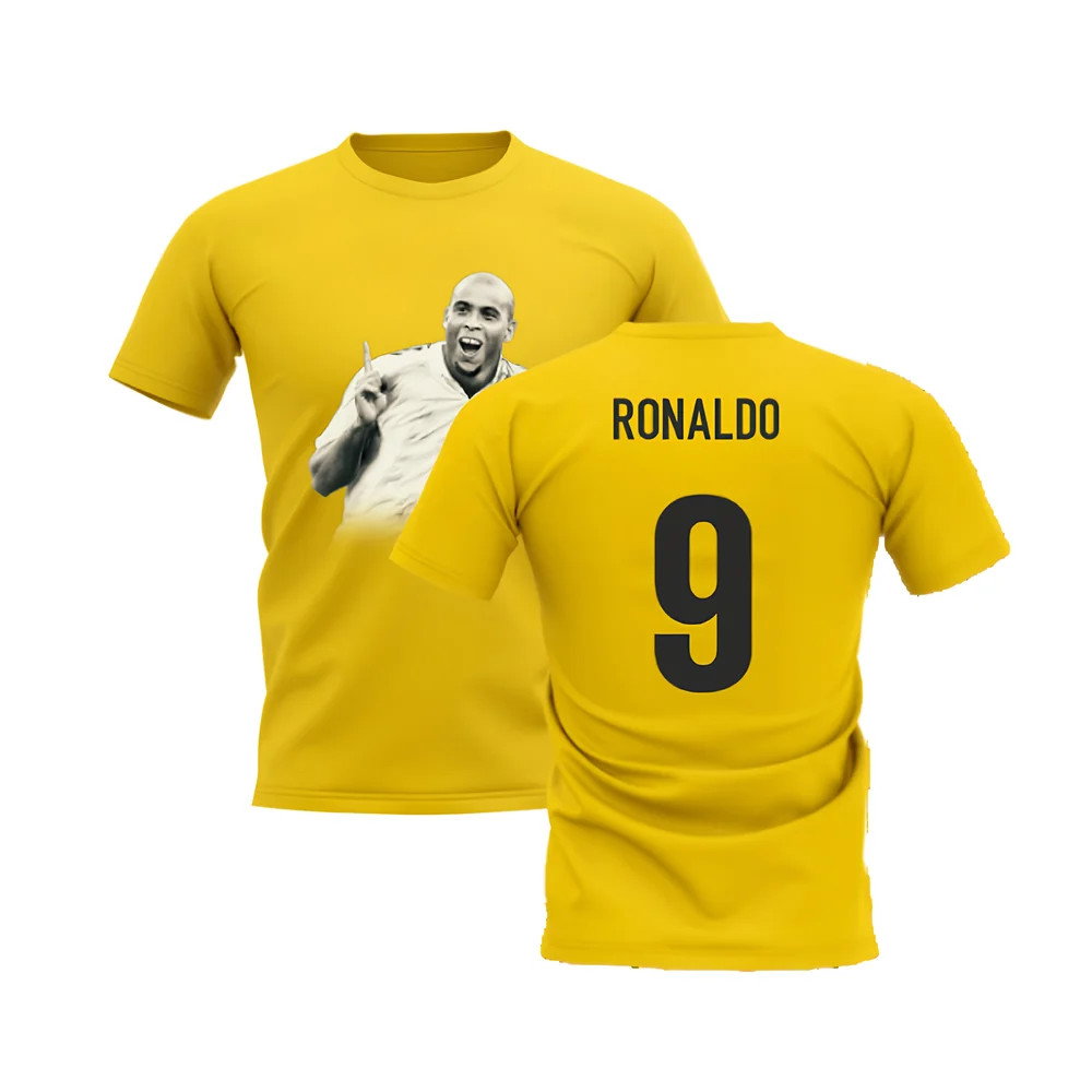 Ronaldo R9 Legend T-Shirt (Yellow) (Ronaldo 9)_0