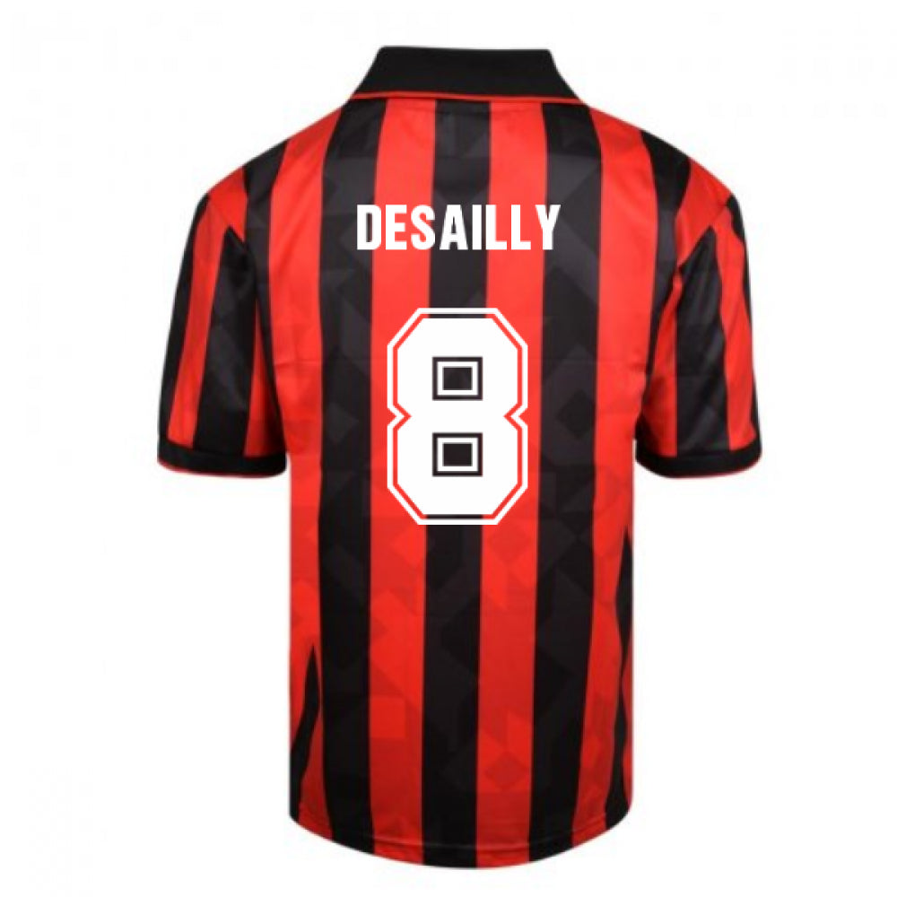 Score Draw AC Milan 1994 Retro Football Shirt (DESAILLY 8)_0