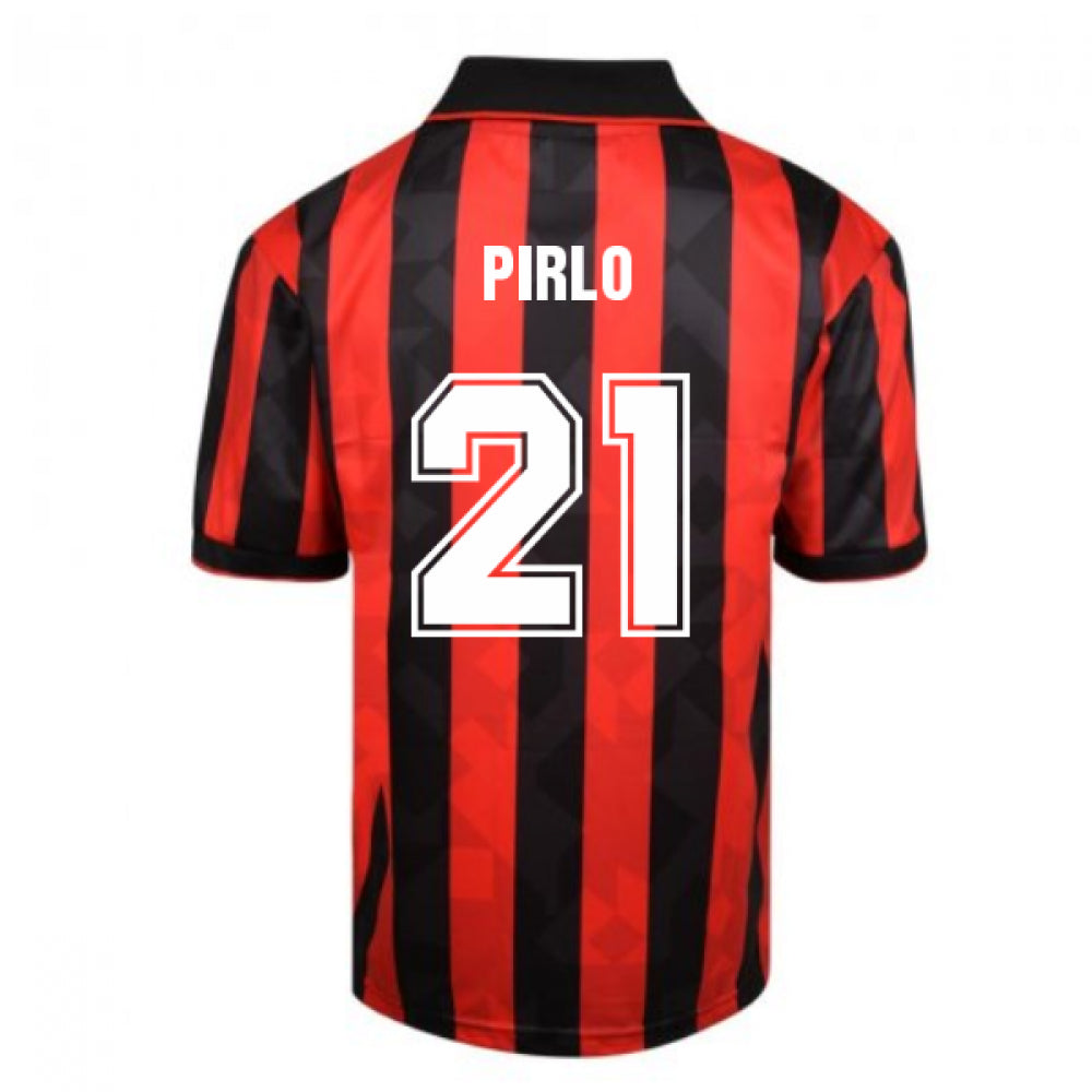 Score Draw AC Milan 1994 Retro Football Shirt (PIRLO 21)_0