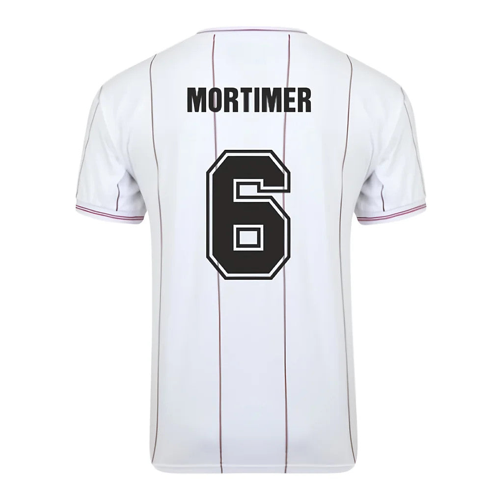Score Draw Aston Villa 1982 Euro Final Retro Football Shirt (Mortimer 6)_0