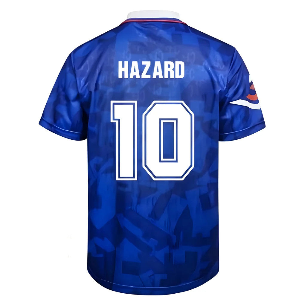 Score Draw Chelsea 1992 Retro Football Shirt (HAZARD 10)_0